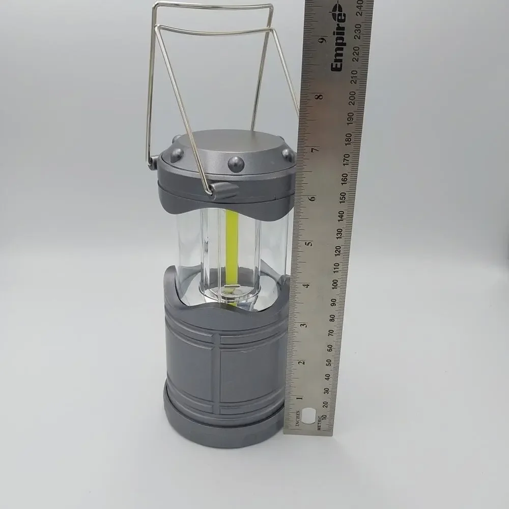 Ultra Bright Collapsible COB Lamp LED Camping COB Light Battery Included Lantern